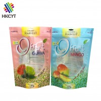 Stand Up Compound Plastic Food Bag Snack Packing Bag With Printing